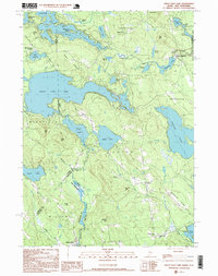 Great East Lake 1995 topographic map thumbnail