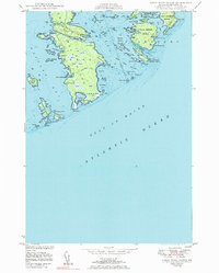 Great Wass Island 1950 topographic map thumbnail