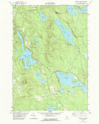 Green Lake 1982 topographic map thumbnail