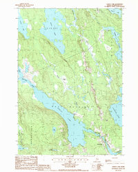 Hadley Lake 1987 topographic map thumbnail