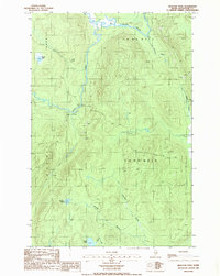 Houlton Pond 1986 topographic map thumbnail