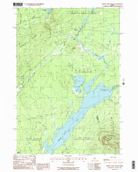 Indian Pond North 1988 topographic map thumbnail