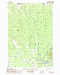 Island Falls 1986 topographic map thumbnail
