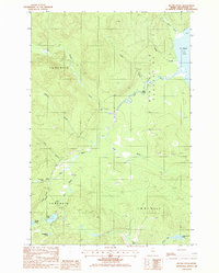 Island Pond 1985 topographic map thumbnail