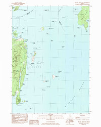 Isle Au Haut East 1983 topographic map thumbnail