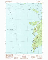 Isle Au Haut West 1983 topographic map thumbnail