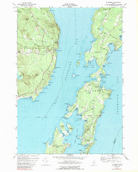 Islesboro 1973 topographic map thumbnail