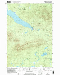 Kennebago Lake 1997 topographic map thumbnail