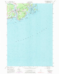 Kennebunkport 1956 topographic map thumbnail