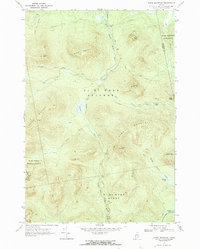 Kibby Mountain 1970 topographic map thumbnail