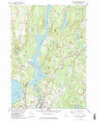 Lake Auburn East 1979 topographic map thumbnail