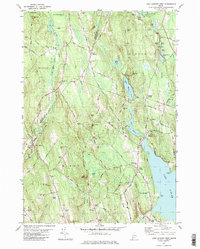 Lake Auburn West 1981 topographic map thumbnail