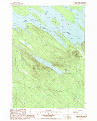 Lambert Lake 1988 topographic map thumbnail