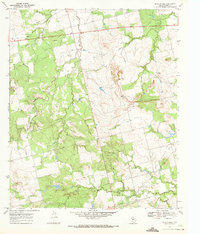 Bull Creek 1969 topographic map thumbnail