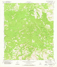 Bull Waterhole 1974 topographic map thumbnail