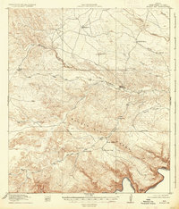Bullis Gap 1918 topographic map thumbnail