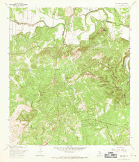 Bulverde 1967 topographic map thumbnail