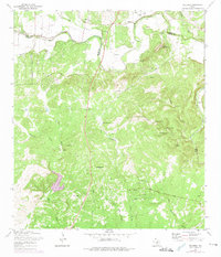 Bulverde 1967 topographic map preview