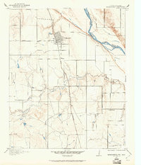 Burkburnett 1915 topographic map thumbnail