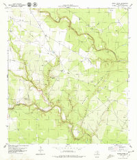Burkes Ridge 1979 topographic map thumbnail
