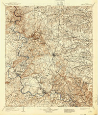 Burnet 1909 topographic map thumbnail