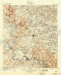 Burnet 1909 topographic map thumbnail