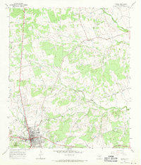 Burnet 1967 topographic map thumbnail