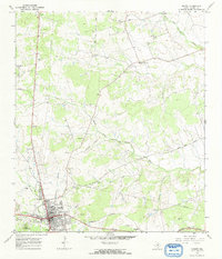 Burnet 1967 topographic map thumbnail