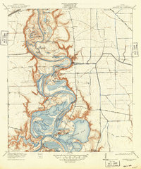 Burnett Bay 1920 topographic map thumbnail