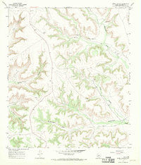 Burnt Canyon 1967 topographic map thumbnail