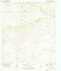 Burnt Spring Hills SE 1973 topographic map thumbnail