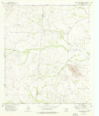 Burnt Spring Hills 1973 topographic map thumbnail