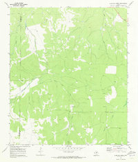Burr Oak Creek 1970 topographic map thumbnail
