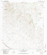 Burro Draw 1983 topographic map preview