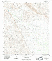 Butterbowl 1983 topographic map thumbnail