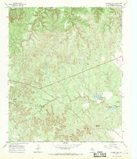 Buzzard Peak 1967 topographic map thumbnail