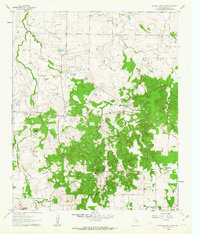 Buzzard Roost Knob 1960 topographic map thumbnail