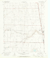 Cactus West 1965 topographic map thumbnail