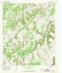 Caddo NE 1967 topographic map thumbnail