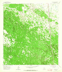 Cage Ranch 1963 topographic map thumbnail