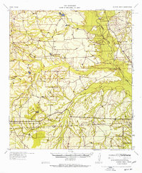 Caiman Creek 1957 topographic map thumbnail