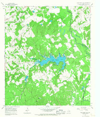 Camp Creek Lake 1965 topographic map thumbnail