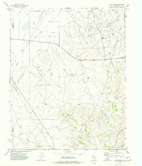 Camp Creek 1974 topographic map thumbnail