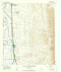 Canutillo 1955 topographic map thumbnail