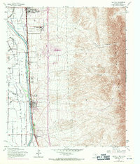 Canutillo 1955 topographic map thumbnail