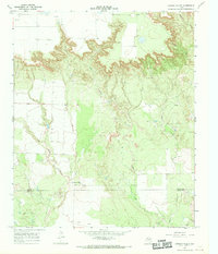Canyon Valley 1966 topographic map thumbnail