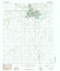 Canyon 1984 topographic map thumbnail