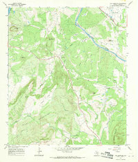 Cap Mountain 1967 topographic map preview