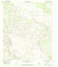 Cap Rock SE 1969 topographic map thumbnail