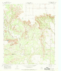 Cap Rock 1966 topographic map preview